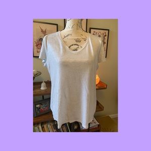 Eileen Fisher organic short sleeve shirt